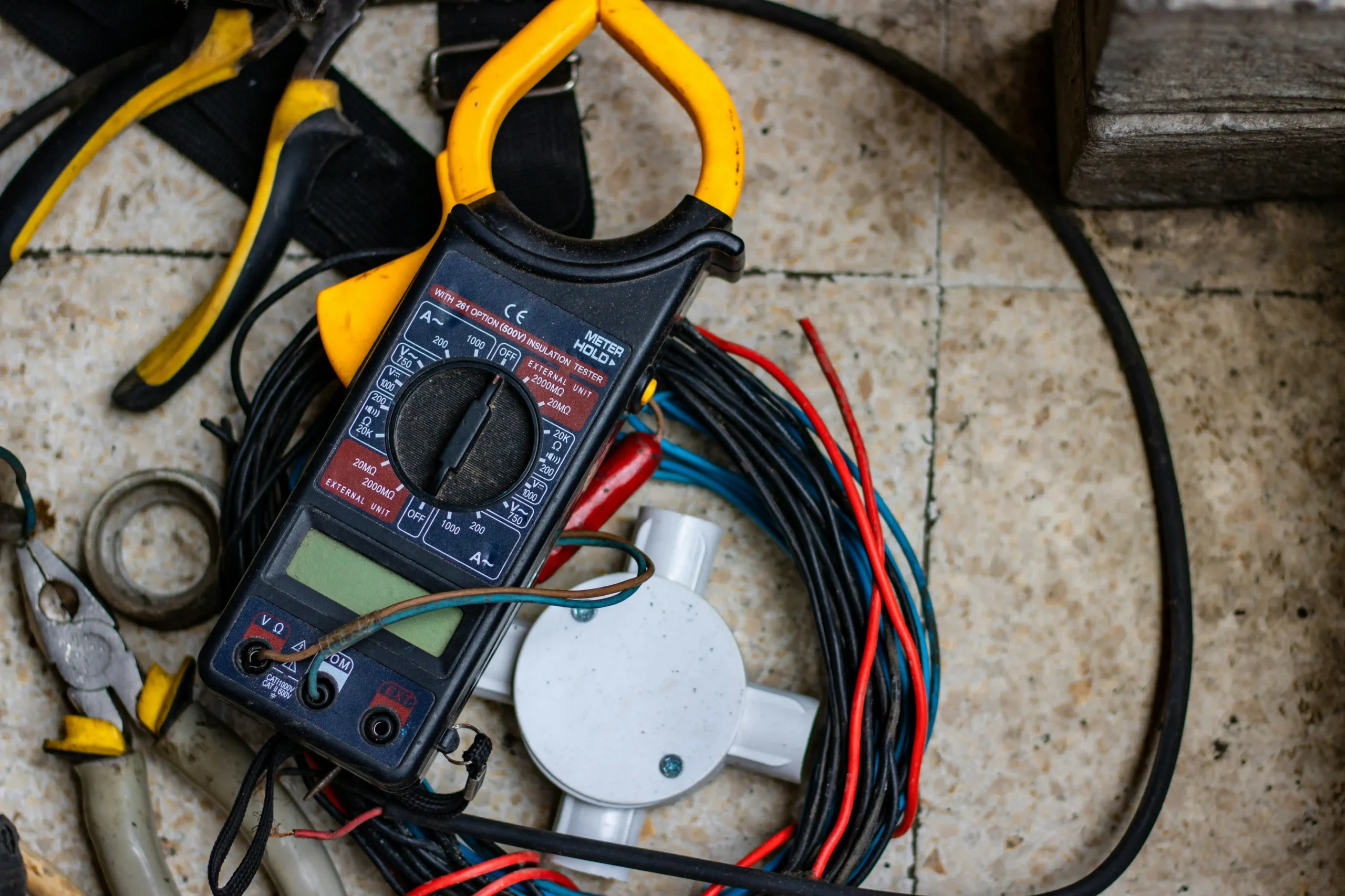 Electrical testing tools used by a Dublin electrician