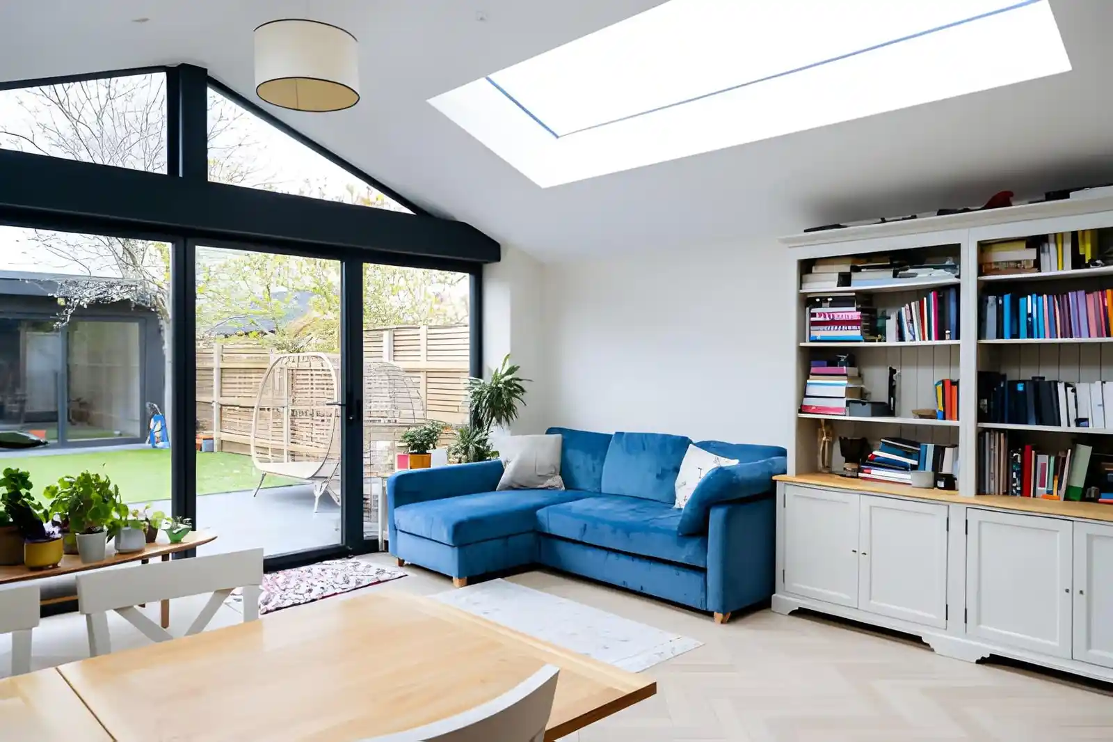 Completed house extension in Dublin